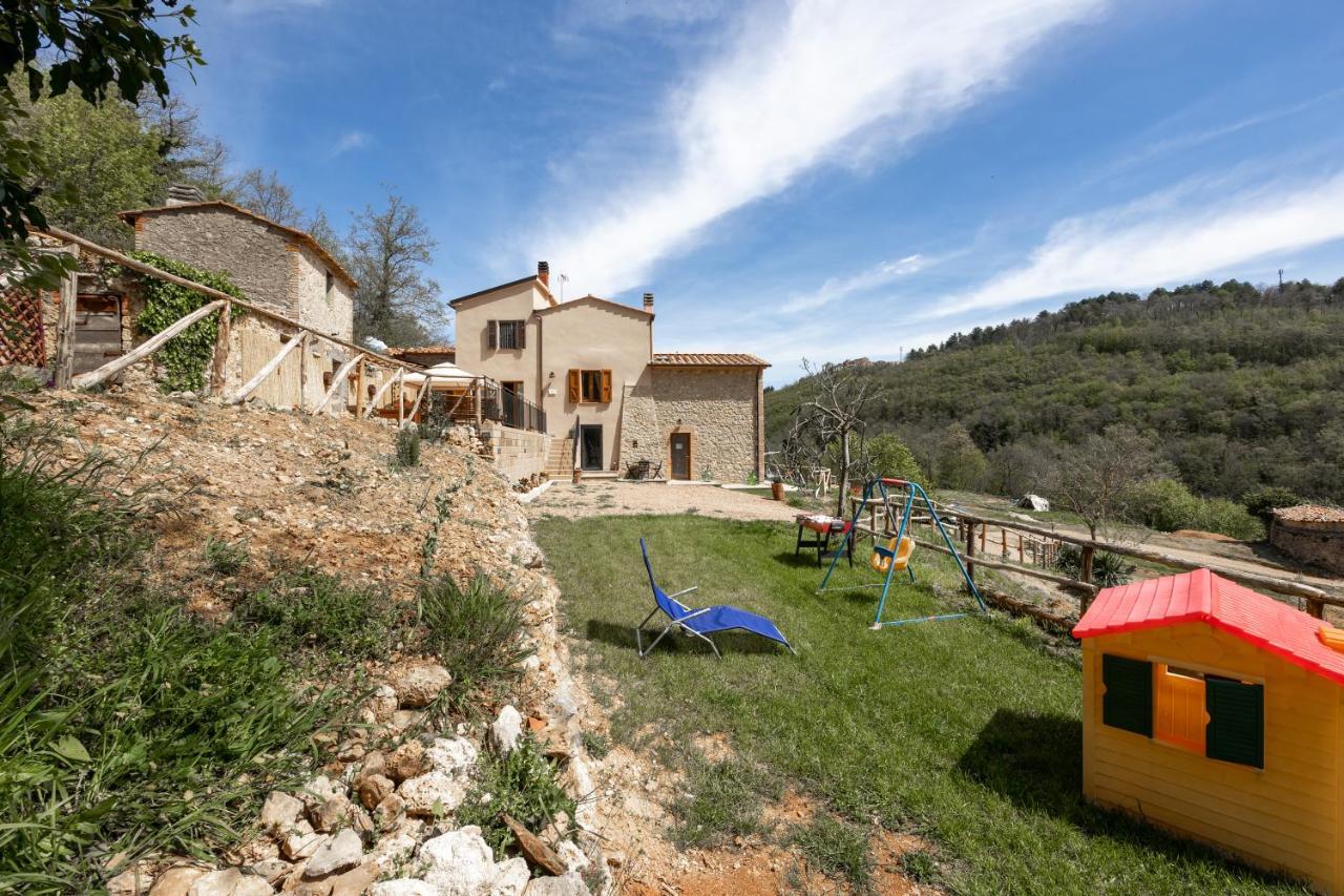 Podere Del Ciacchi Among Tuscany Greenery - Happy Rentals Montieri المظهر الخارجي الصورة